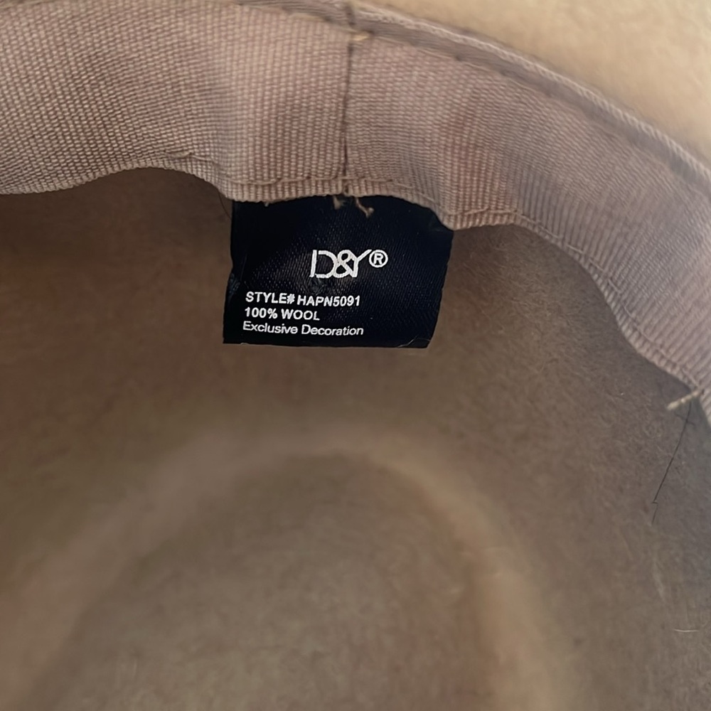 D&Y Tan Wool Hat - Picture 5 of 6